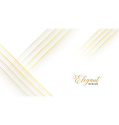 Premium White And Golden Lines Elegant Background