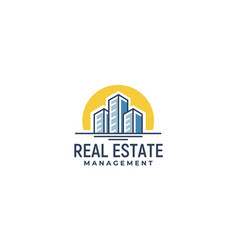 Real Estate City Building Clip Art Logo Design