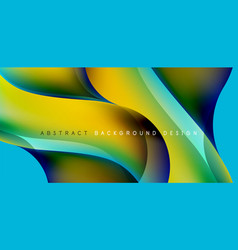 Abstract Elegant Flowing Shapes Background Fluid