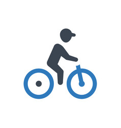 Bicycle Rider Icon