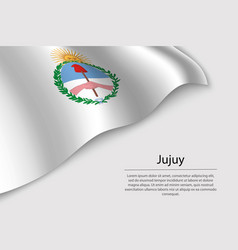 Wave Flag Of Jujuy Is A State Of Argentina