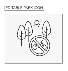 Parkland Line Icon