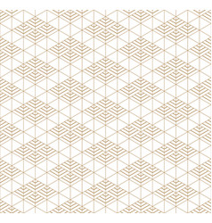 Seamless Japanese Pattern Shoji Kumiko In Golden