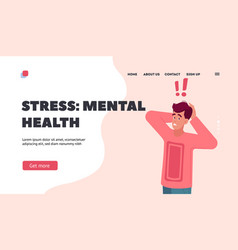 Stress Mental Health Landing Page Template Young