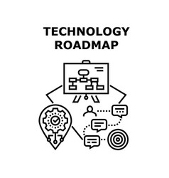 Technology Roadmap Icon