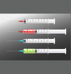 Medical Syringe For Injection And Vaccination