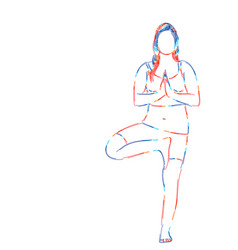 Woman Practicing Yoga Pose 21st June