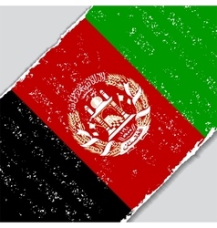 Afghanistan Grunge Flag