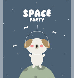 Space Party Invitation