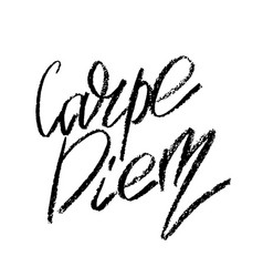 Carpe Diem Inspirational Quote Typographical