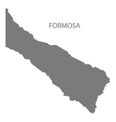 Formosa Argentina Map Grey