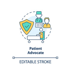 Patient Advocate Concept Icon