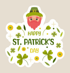 Happy St Patricks Day Print Sublimation Greeting