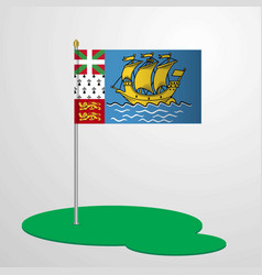 Saint Pierre And Miquelon Flag Pole