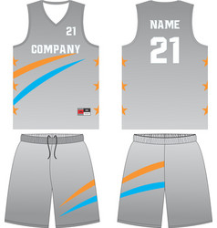 Basketball Uniform Shorts Jersey Mock Up