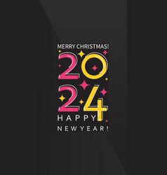 2024 Vertical Poster Merry Christmas