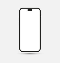 Iphone 15 Mockup With Blank White Screen In Realis