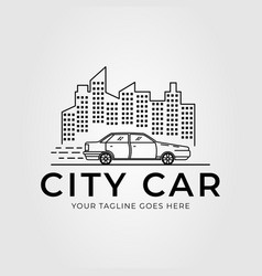 Saloon Car Or City Vehicle Logo Design