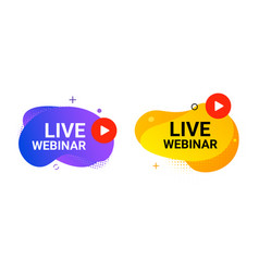 Webinar Live Virtual Event Icon Online Video