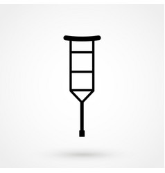 Crutches Flat Icon