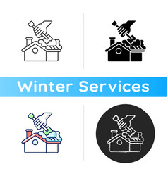 Roof Snow Removal Icon