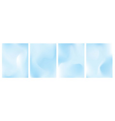 Soft Gradient Background Set In Pastel Winter