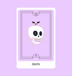 Tarot Card Major Death Hand Drawn