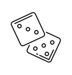 Dice Isolated Object Of Gambling Design