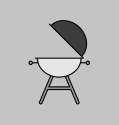 Grill Barbeque Cookout Grayscale Icon Graph