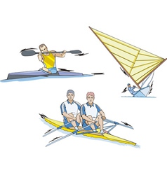 Water Sports Whitewater Slalom Rowing And Sailing