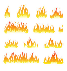 Flames Royalty Free Vector Image - VectorStock