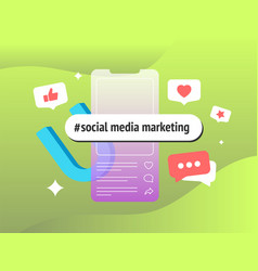 Social Media Marketing Smm Concept Powerful