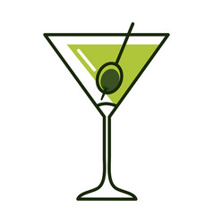 Cocktail With Olive Seed