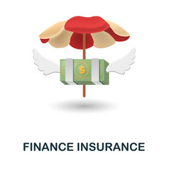 Finance Insurance Icon 3d From Insurance