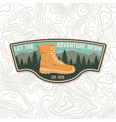 Let Adventure Begin Sammer Camp Badge