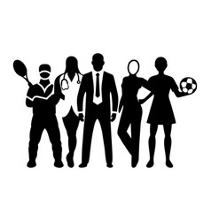 Business Professionals Silhouette