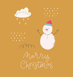 Merry Christmas Holiday Greating Card