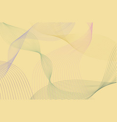 Yellow And Purple Background With Wavy Lines