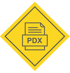 Pdx File Document Icon