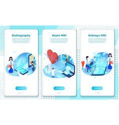 Set Heart Lungs Kidney Mri Radiography