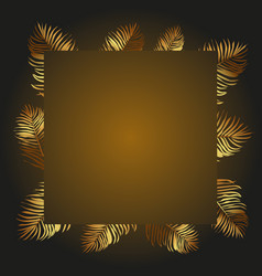 Gold Leaves Background