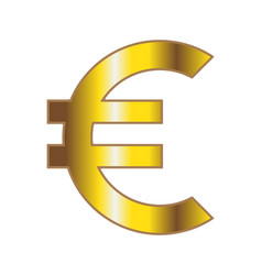 Golden Euro Currency Logo