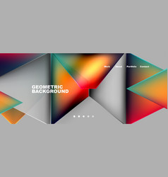 Gradient Triangle Geometric Minimal Wallpaper