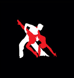 Latin Dancers Silhouettes