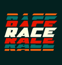 Race Color Text Pattern