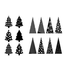 Set Geometric Christmas Tree