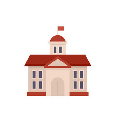 Class School Building Icon Flat Study Life