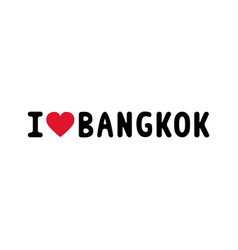 I Love Bangkok Letter1