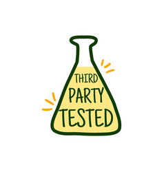 Third Party Tested Label Product Guarantee Tag