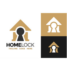 Home Lock Logo Design Symbol Icon